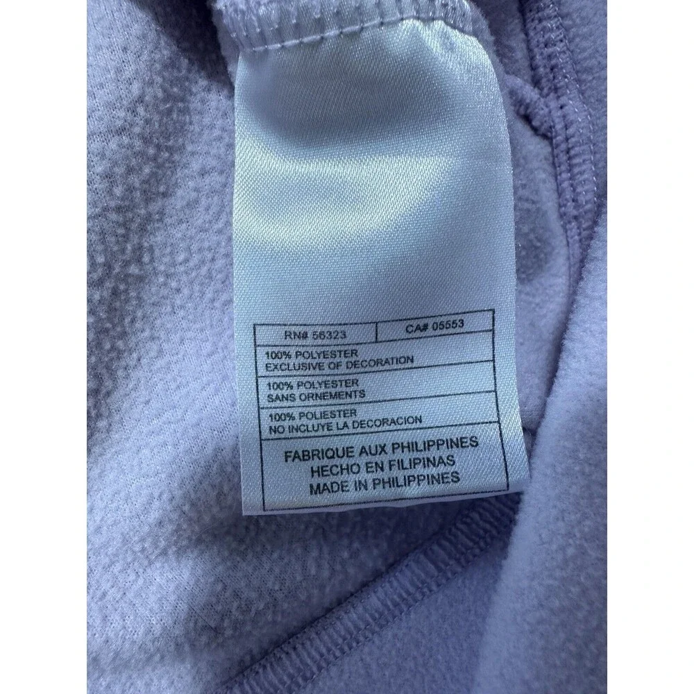 NIKE Girls ThermaFit Fleece Vest Size XL‎ Full Zip Light Purple Zip Pockets EUC